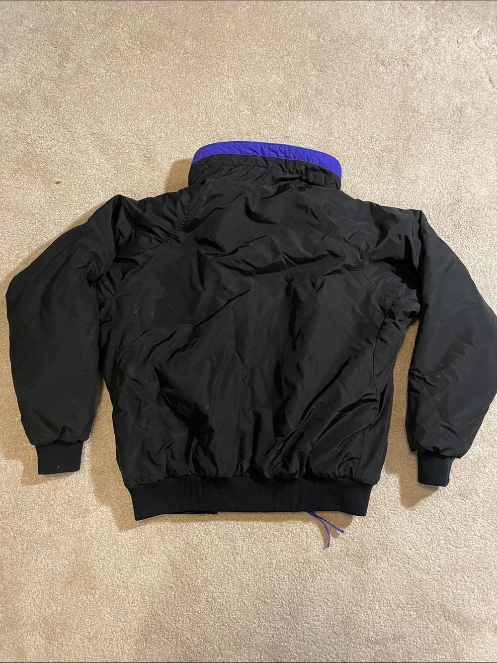 Vintage Columbia Jacket with Teal Fleece Lining and Purple Accents - Picture 7 of 7